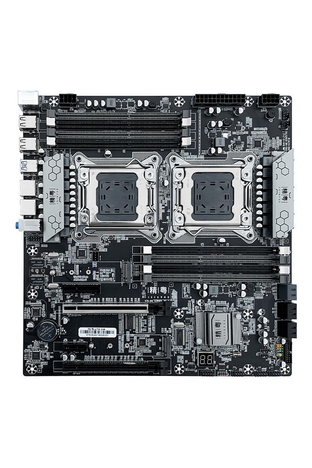 X79 D8 Ddr3 1866 Mhz(512Gb) Çift M.2 Sata 3.0 Usb 3.0 Çift İşlemci Destekli 2011 Soket E-Atx Anakart - 1
