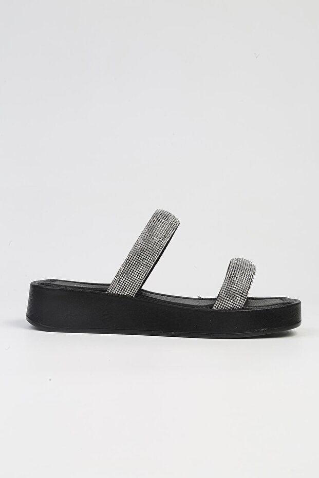 ®| PC-53089- 3950 Black-Women's Stone Slippers