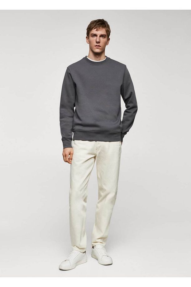 Pamuklu hafif sweatshirt - 2