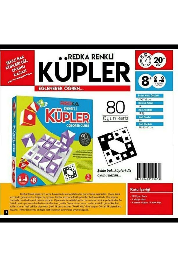 Renkli Küpler Q-bitz Mindware Akıl ve Zeka Oyunu - 4