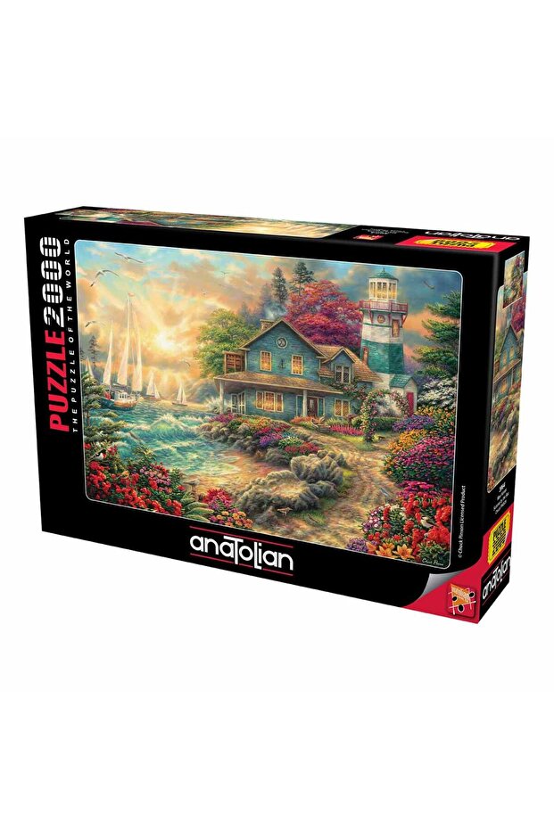 2000 Parça Puzzle: Mavi Konak - 1