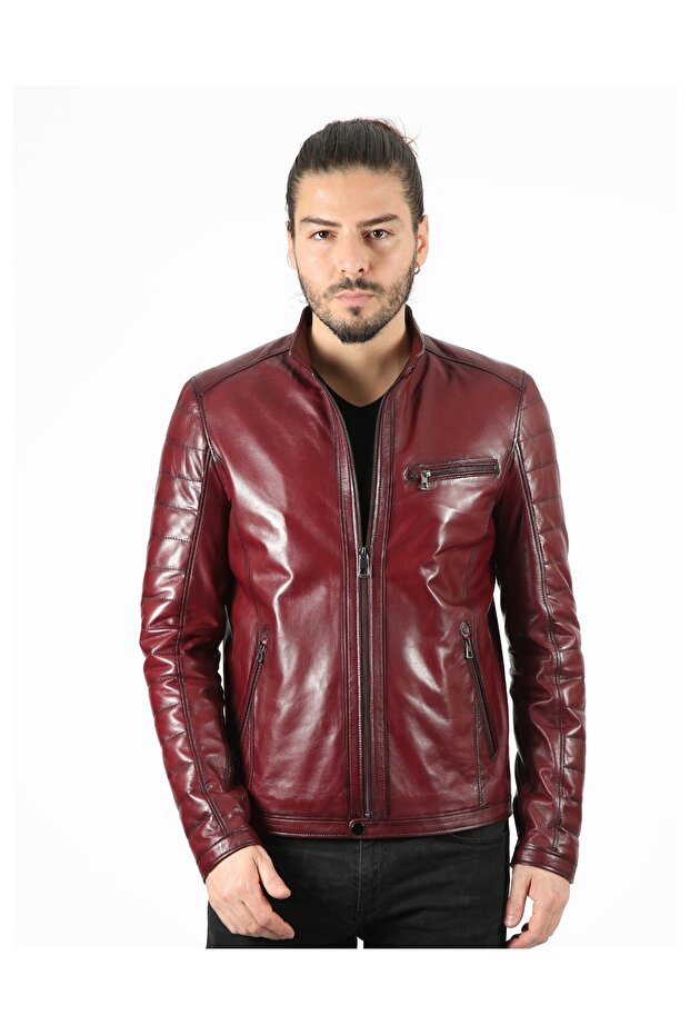 Erkek Deri Ceket - 1