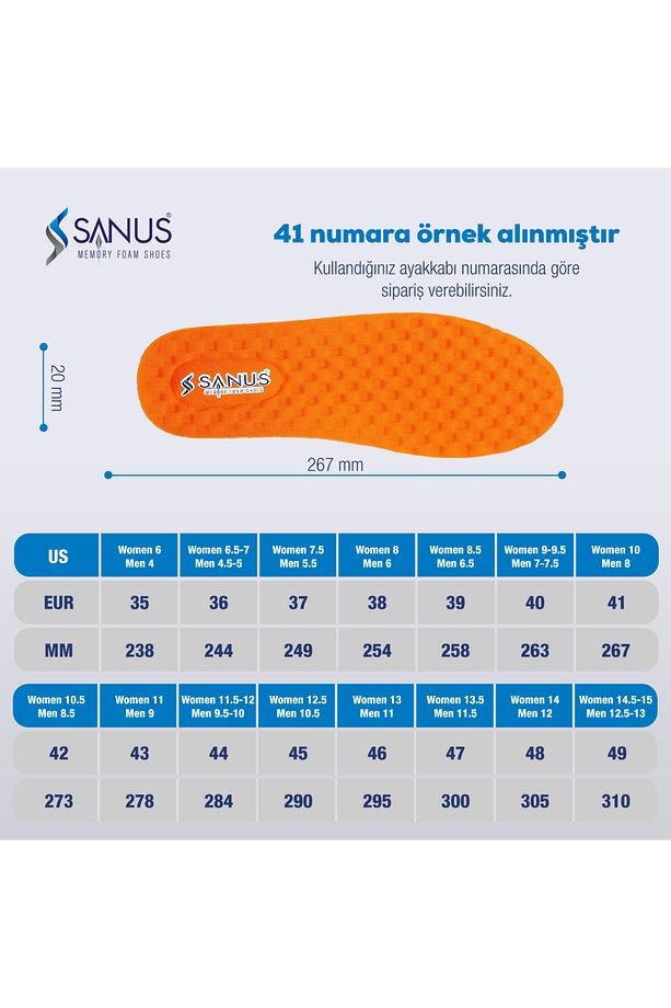 M900 Model Memory Foam, Ortopedik,spor,düz Tabanlık,topuk Dikeni,hava Yastıklı,boy Yükseltici - 3