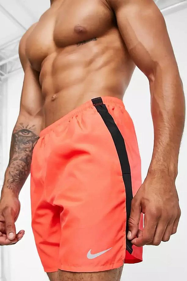 Dri-Fit Challenger Runnıng 7 ınch Astarlı Nar Çiçeği Rengi Erkek Spor Şort - 1
