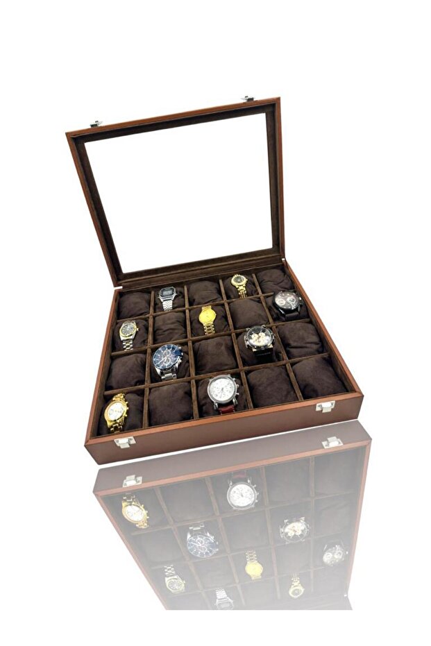 Richbox 20-Piece Watch Box Tan