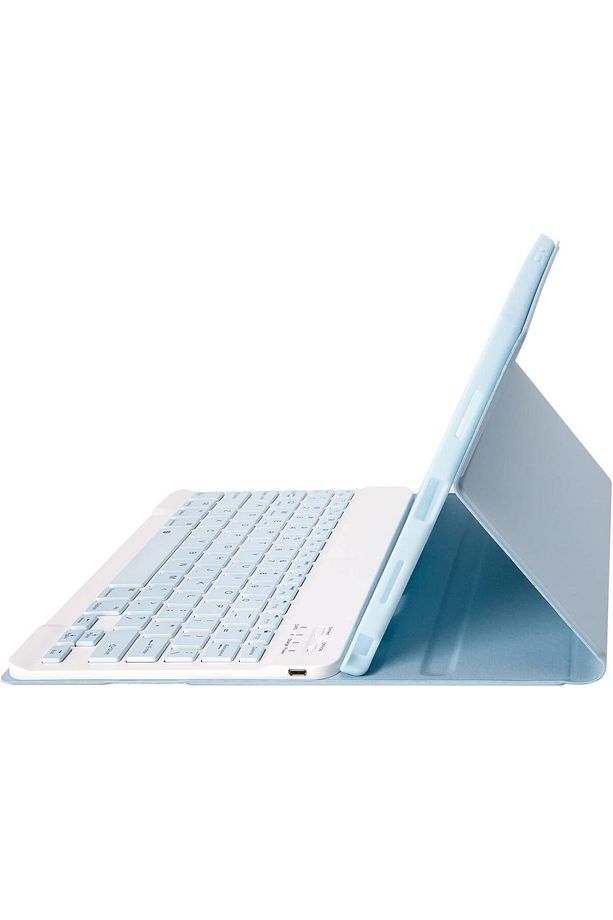 Samsung Galaxy Tab A8 10.5" 2022 SM-X200 için Çıkarılabilir Bluetooth Klavyeli Klavye Kılıfı - 4