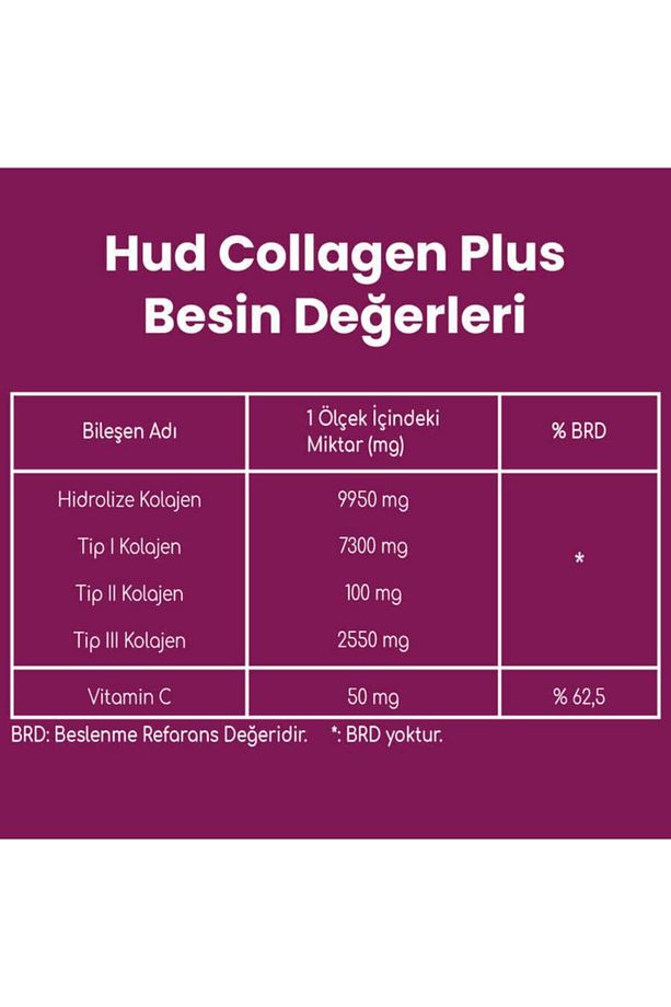 Collagen Plus Powder + C Vitamini - 300 Gr - Tip 1-tip 2-tip 3 - 2