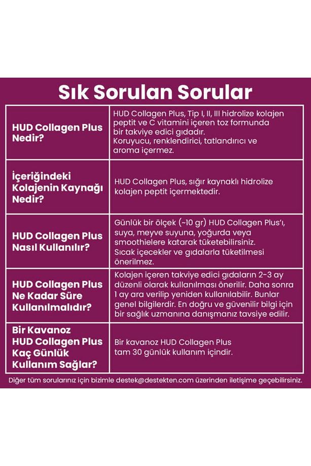 Collagen Plus Powder + C Vitamini - 300 Gr - Tip 1-tip 2-tip 3 - 3