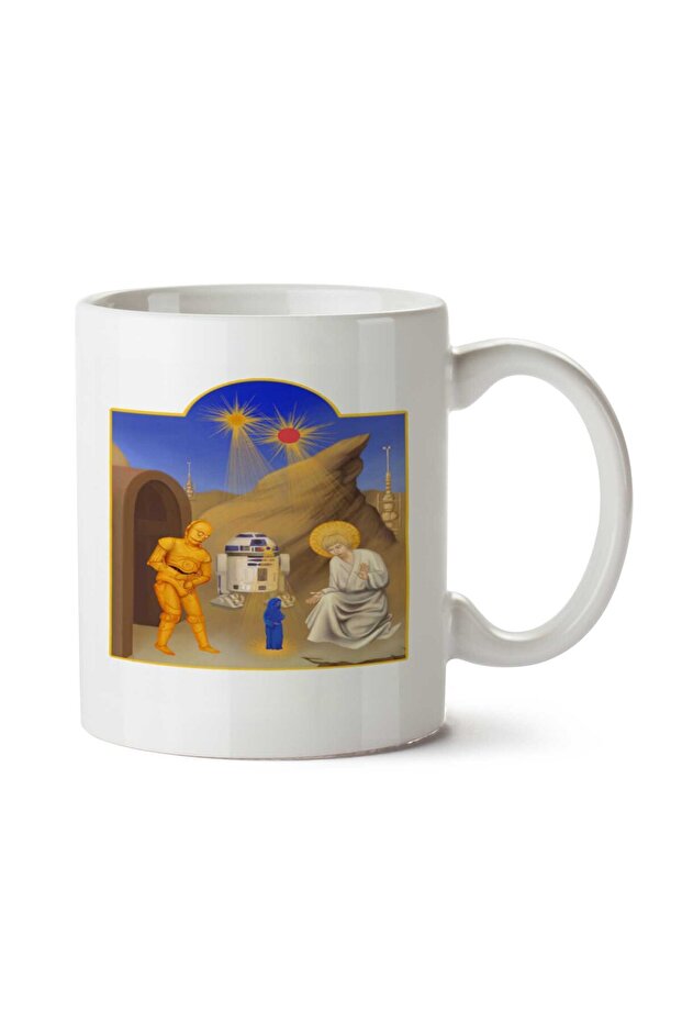 كوب مطبوع عليه وجهين من Star Wars Medieval