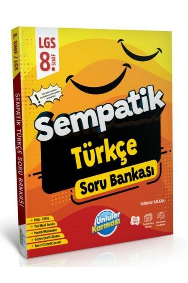 ÜNLÜLER KARMASI 8. SINIF SEMPATİK TÜRKÇE SORU BANKASI - 3