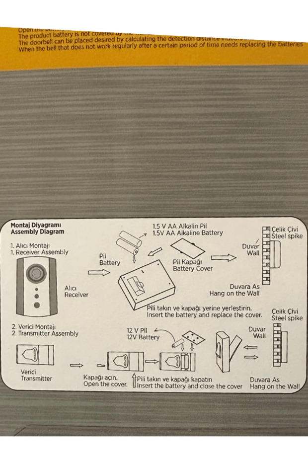 Ct-203 Kablosuz Kapı Zili - 2