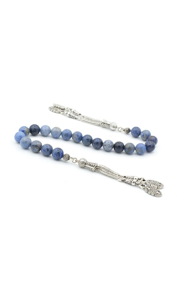 Genuine Natural Dumortierite Stone Zaza Rosary