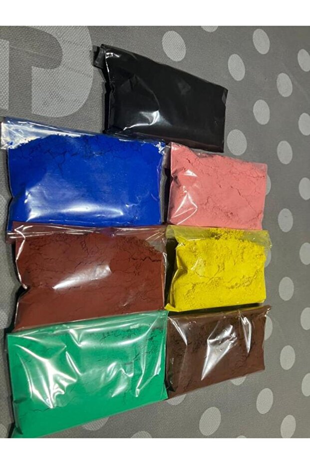 Toz boya seti 7 renk - 4