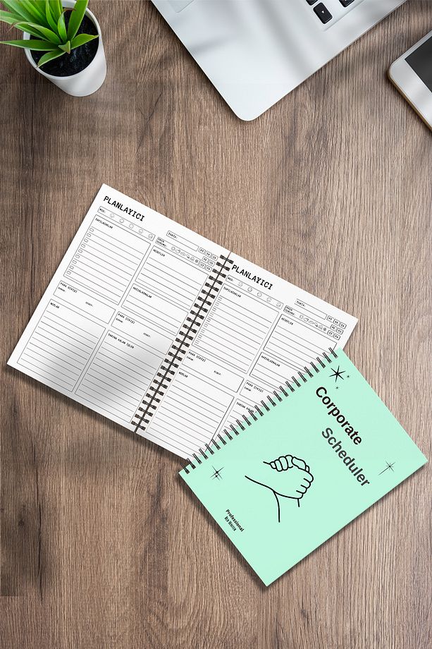 İş Planlama Not Defteri, Günlük Görevler, Yapılacaklar Listesi, Hedefler ve Fazlası - Notebook - 1