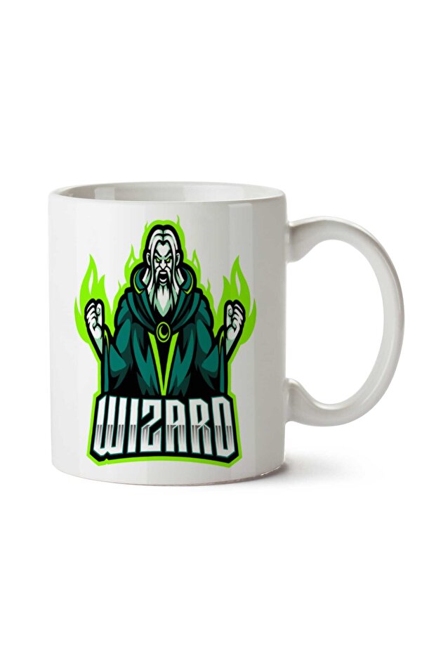 كوب مطبوع على الجانبين من Wizard Magic