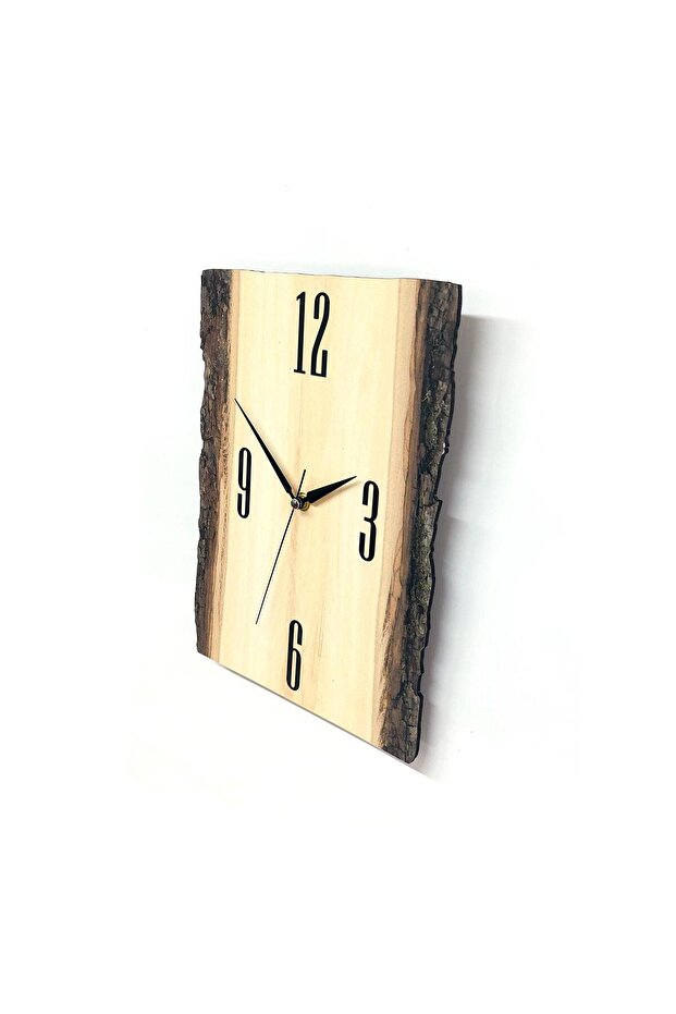 Decorative Plain Tree Piece Log Look Design Wall Clock - 8