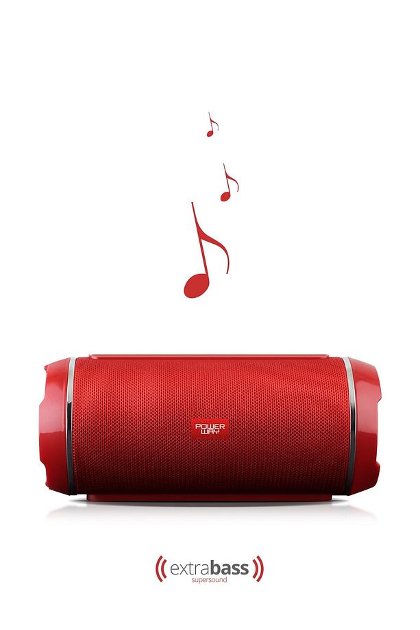 Wrx05 Kırmızı Bluetooth Hoparlör - 1