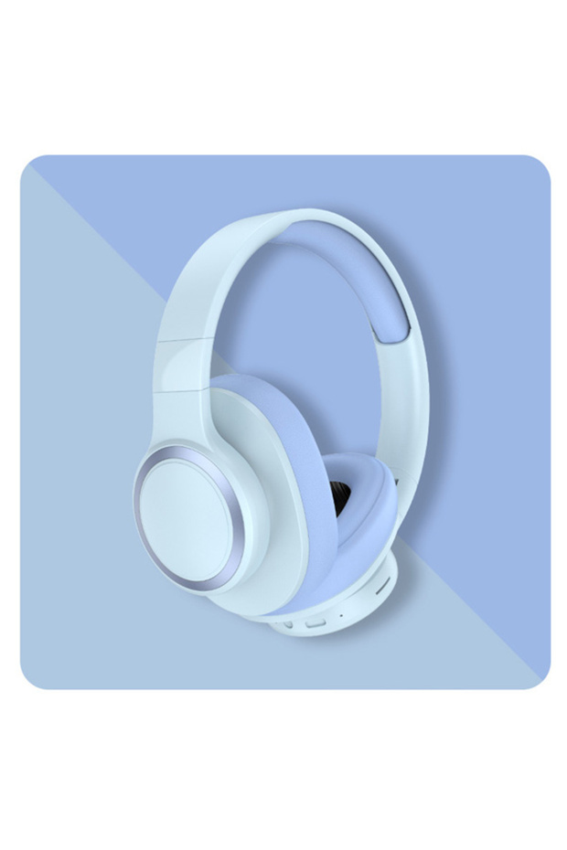 P2962 Kulaküstü Kablosuz Bluetooth Kulaklık MAVİ - 7
