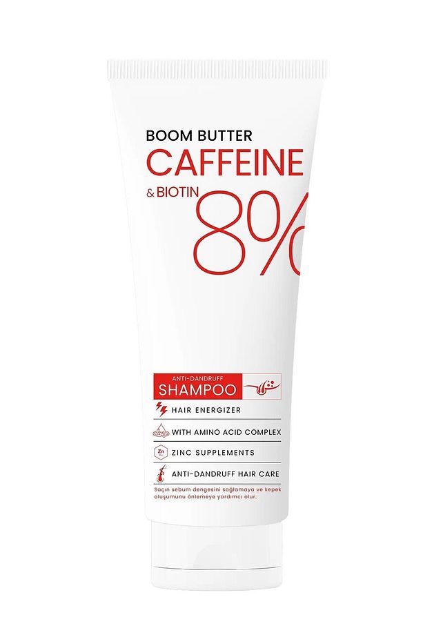 Caffeine Biotine Yavaş Uzayan Kepeklenen Saçlar için Şampuan 250 ML - 7