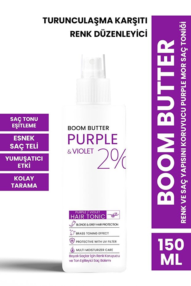 Color and Hair Structure Protective Purple Purple Hair Tonic 150ML