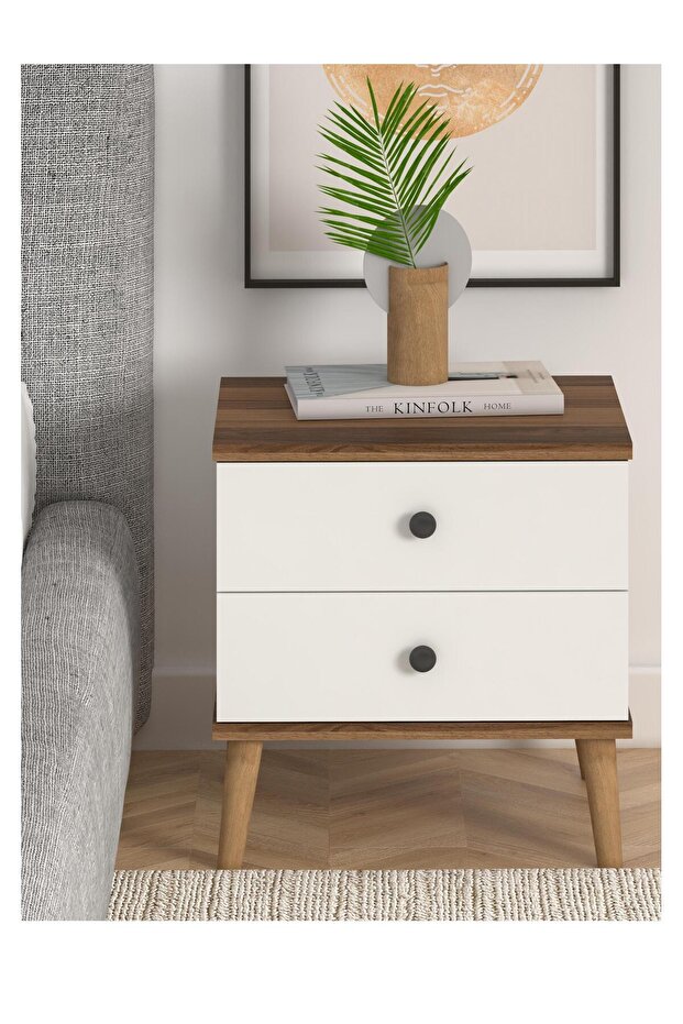 Luce Çekmeceli Komodin 2'li Set - 2