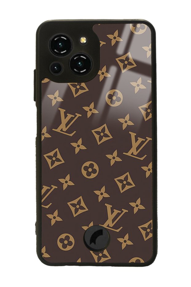 Reeder S23 Pro Max Brown Lv Design Glossy Phone Case