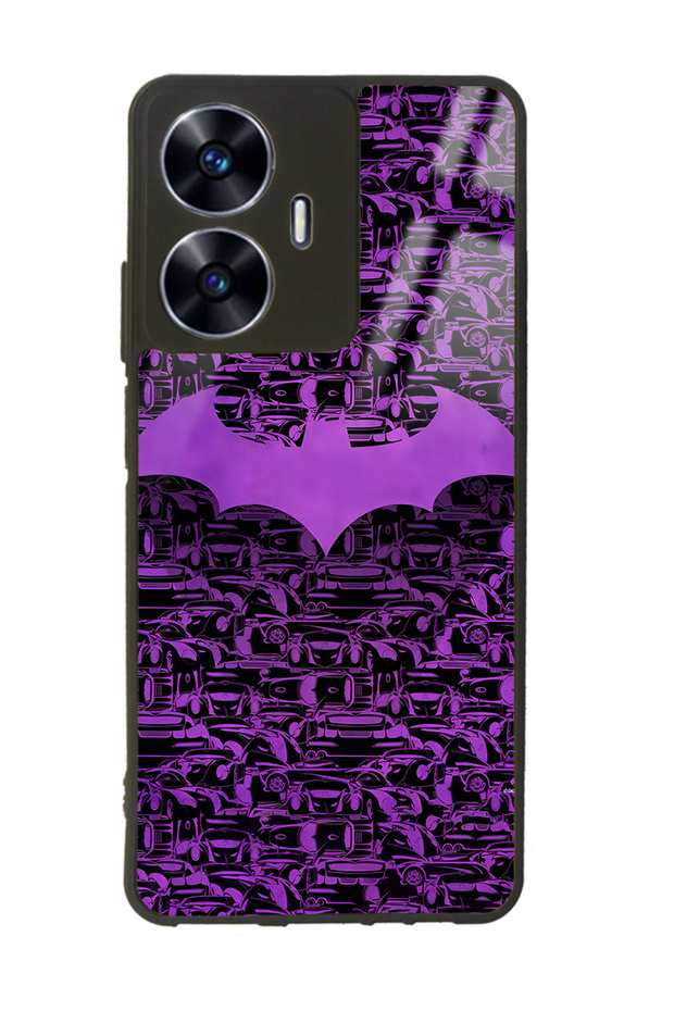 Oppo Realme C55 Lilac Batman Design Glossy Phone Case