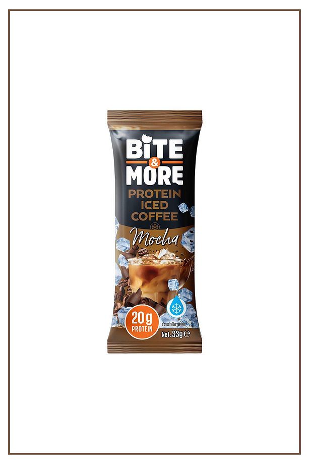 Bite & More Protein Iced Coffee Mocha ( Proteinli Kahve ) 33 gram x 1 Adet - 1