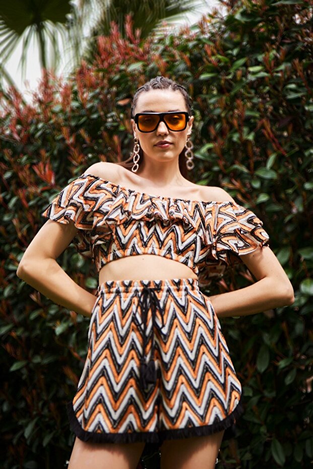 Cora Top & Eva Şort Takım - 5