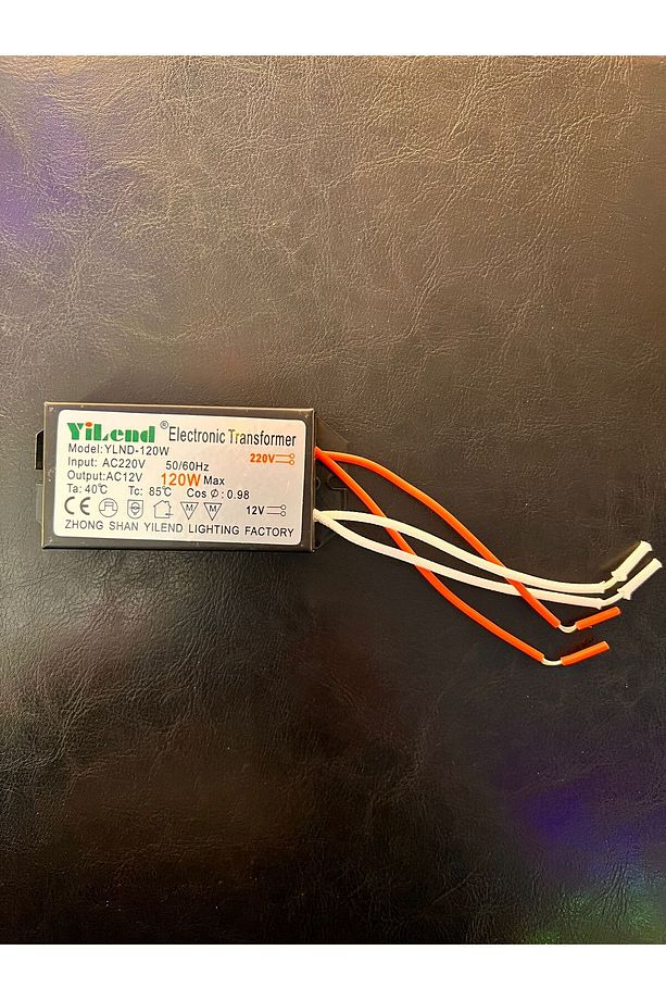 12 VOLT 120 WATT LED AVİZE TRAFOSU ELEKTRONİK TRANSFORMATÖR - 1