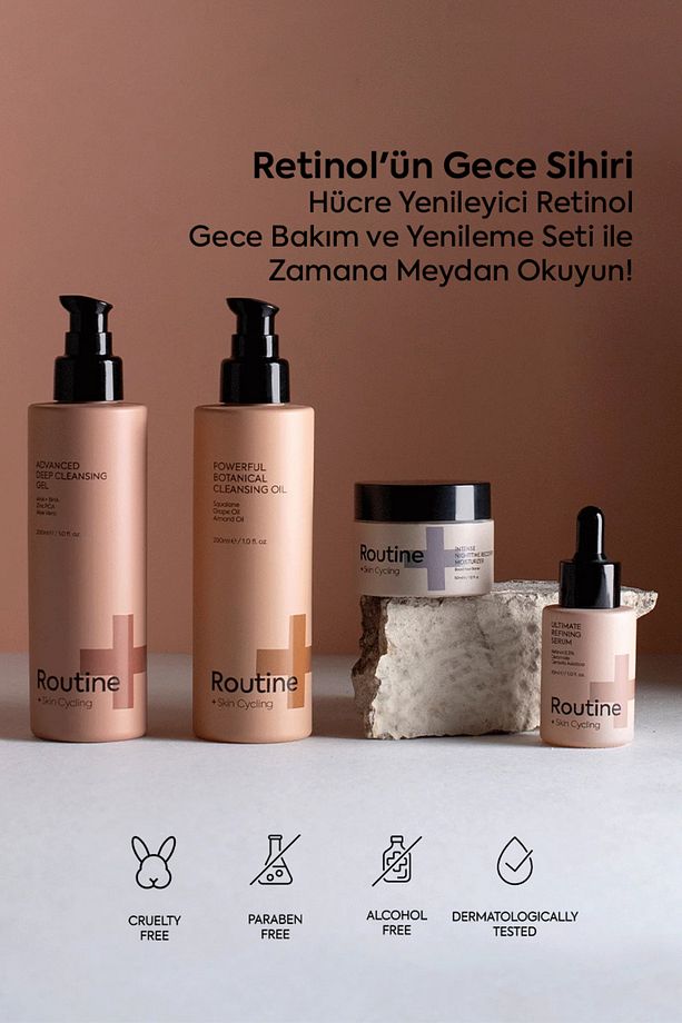 Retinol Bakım Seti | Retinol Gece Bakım Ve Yenileme Seti | Retinol Night Routine - 6