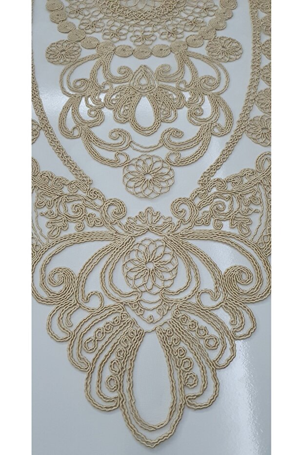 Daisy Pattern Anglez Cord Fire Table(38×108cm) - 3