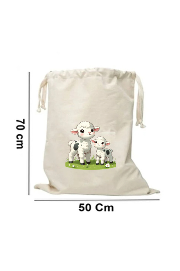 50 x 70 cm Canvas Toy Bag Lambs