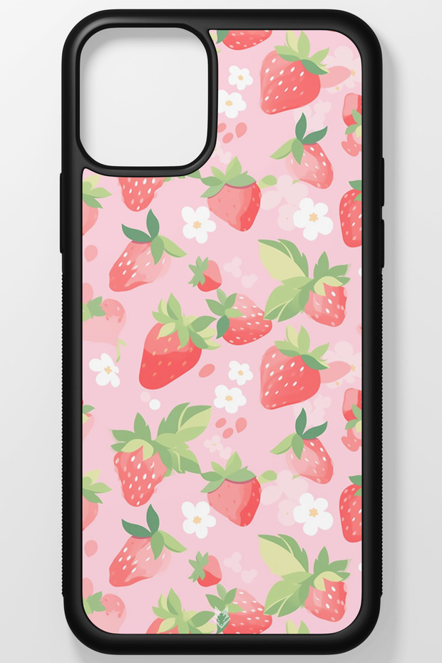 Fruits Berries Tempered Glass Hard Plastic iPhone 12 Pro Max Phone Case