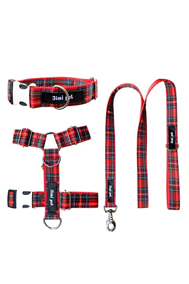 Tasma Seti Red Tartan Model - 1