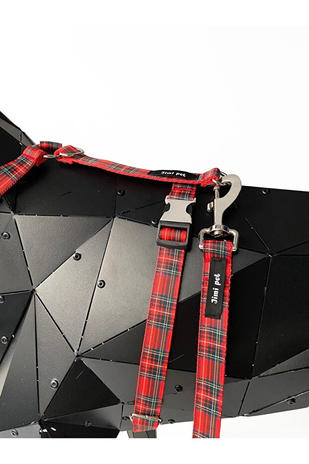 Tasma Seti Red Tartan Model - 4