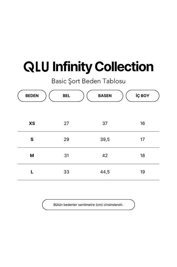 Infinity Collection Kadın Vizon Seamless/dikişsiz Basic Şort - 7