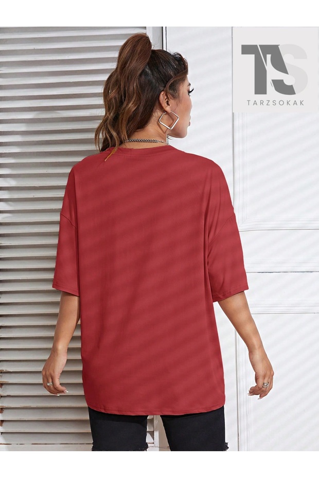 Tricou cu umăr solid - 3