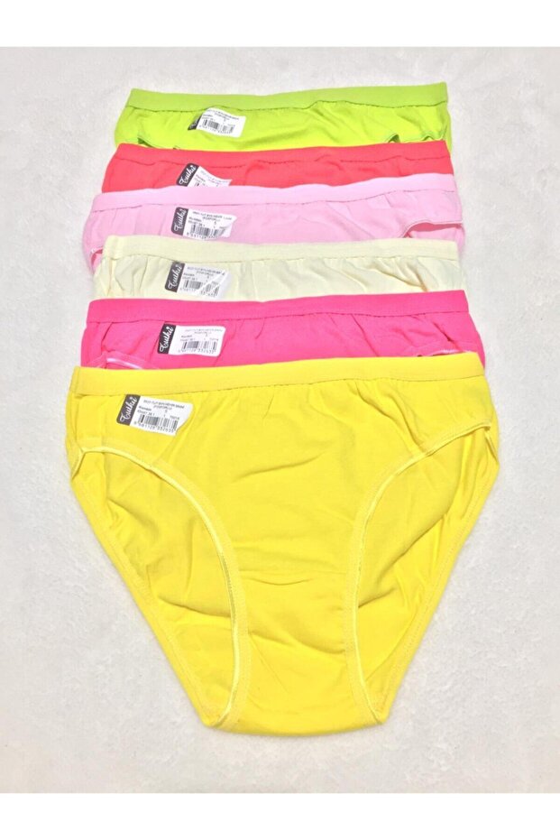 Pack of 6 Nehir Highlighter Women's Slip Panties