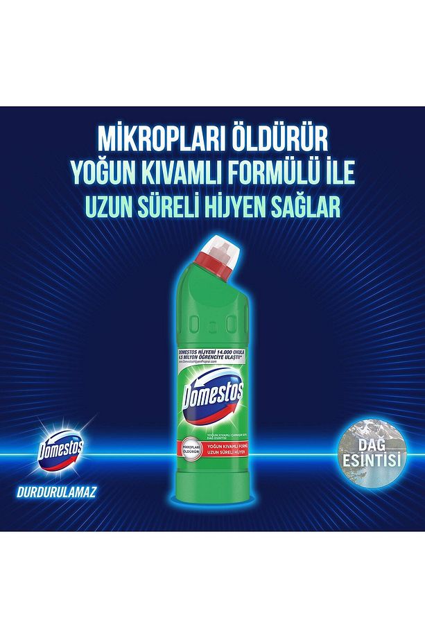 Evde Temizlik Paketi Krem Amonyak750 Ml+domestos 750ml+d2+ Jel 750 Ml+omo Sıvı Active 1690ml - 3
