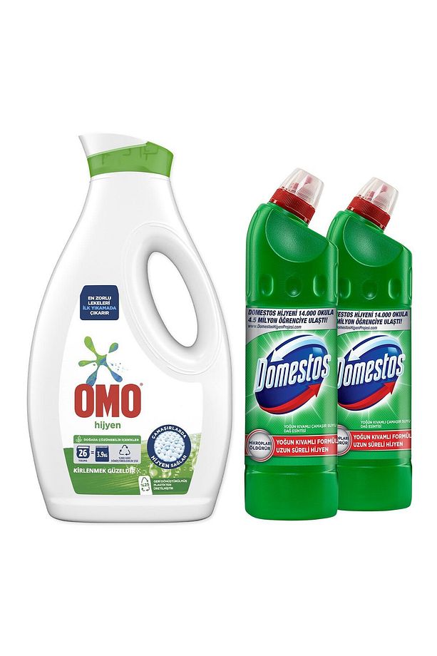 Hijyen Sıvı Çamaşır Deterjanı 1690 Ml+domestos Dağ Esintisi 750 Ml X2 - 2
