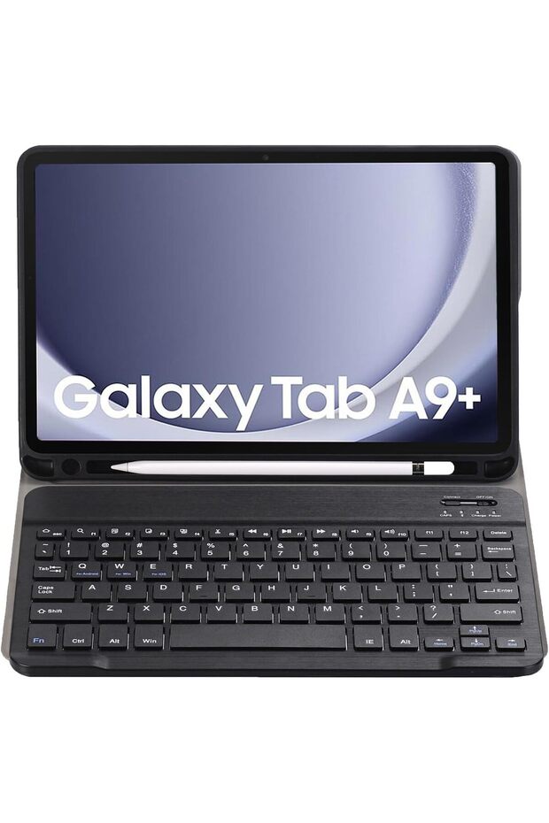 Samsung Galaxy A11 Plus/A9 Plus 2025 Için Çıkarılabilir Bluetooth Klavye Kılıfı (TABLET DEĞİLDİR) - 4