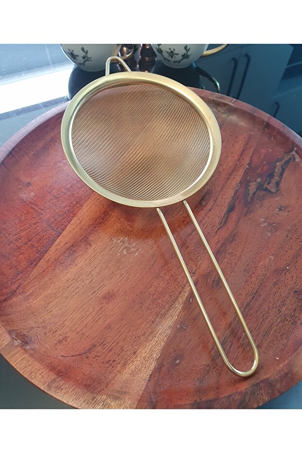 مصفاة سلك ذهبي قطر 14 سم - 3