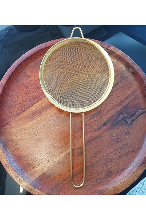 مصفاة سلك ذهبي قطر 14 سم - 4