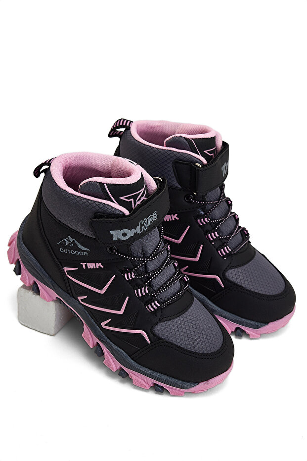 Children's Unisex Smoked Pink Comfortable Fit Colorful Sole Boots