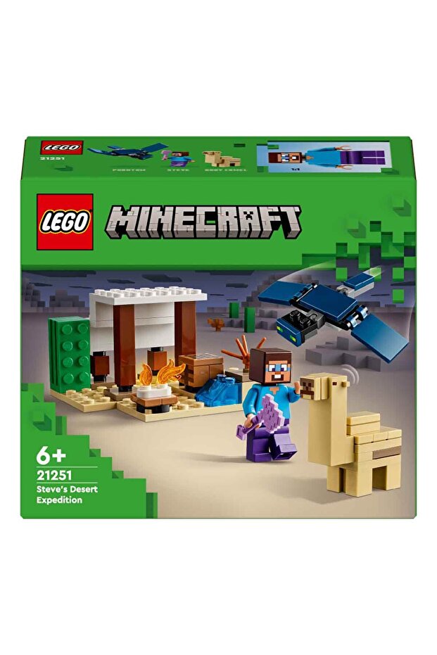 ® Minecraft® Steve'in Çöl Keşfi 21251 - 6 Yaş ve Üzeri Macera Oyunları Yedi Çocuk için - 3