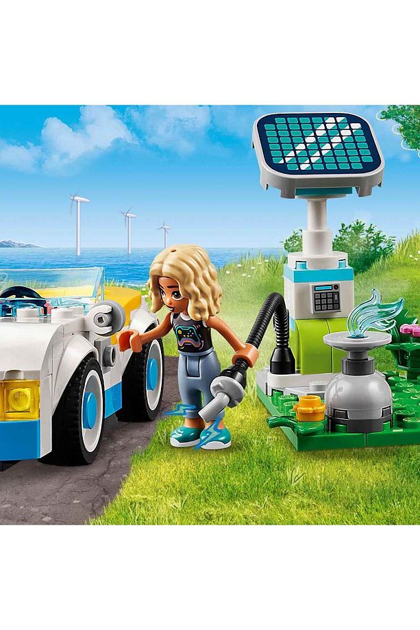 ® Friends Elektrikli Araba ve Şarj İstasyonu 42609 - 6 Yaş ve Üzeri Çocuklar için Zac ve - 5