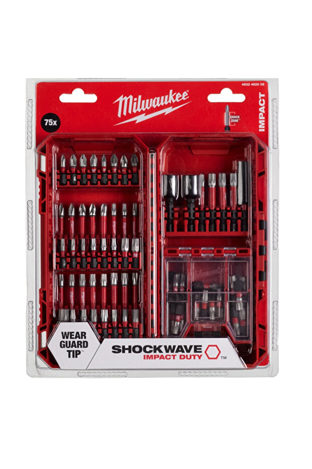 T4932492008 Shock Wave Bits Uç Seti 75 Parça - 1
