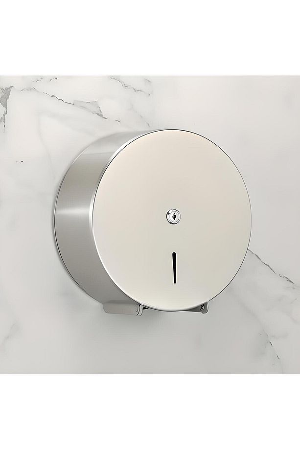 Jumbo Kağıt Havluluk Wc Kağıt Dispanseri Krom Jumbo Kağıtlık Duvara Monte Tuvalet Kağıtlığı - 1