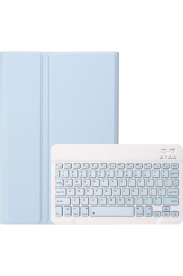 Samsung Galaxy Tab A8 10.5" 2022 SM-X200 için Çıkarılabilir Bluetooth Klavyeli Klavye Kılıfı - 6